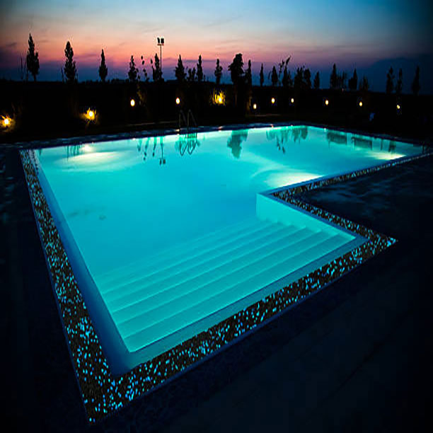 Swimming Pool with Glow Path Coping